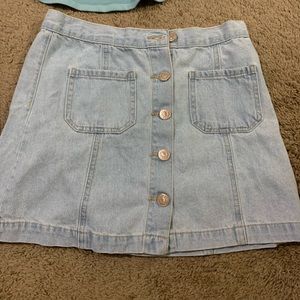 Jean skirt